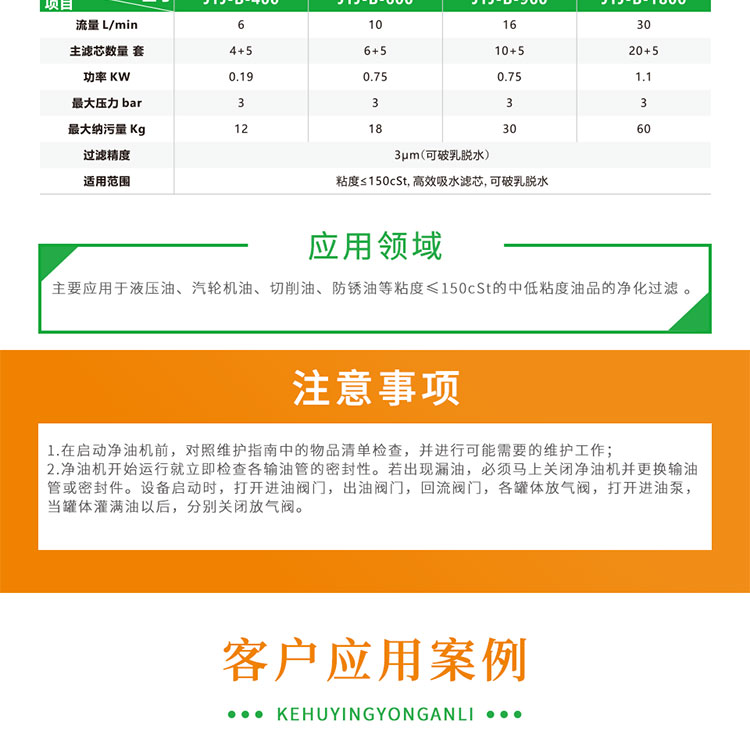 高效紧密净油机